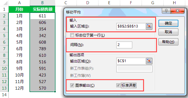 用Excel进行数据分析：计算移动平均-数据分析网