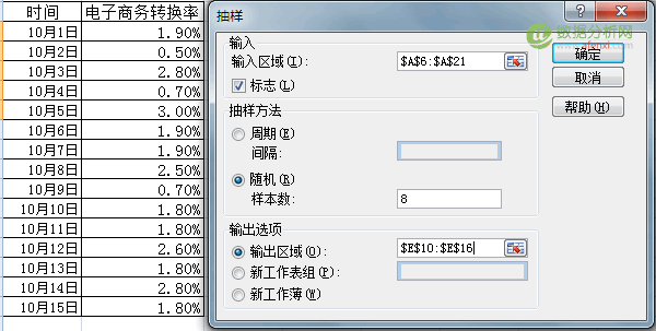Excel高级数据分析2：描述统计、抽样和直方图-数据分析网