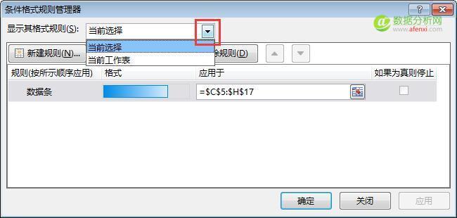 条件格式第一篇——数据条-数据分析网