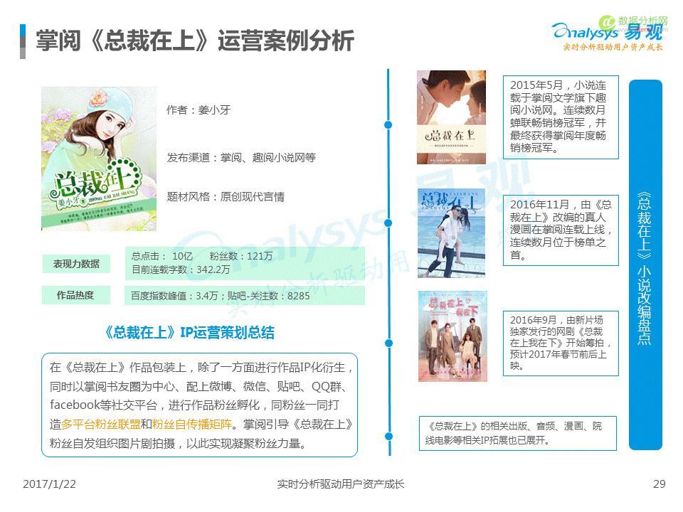 中国IP市场专题分析2017：互联网进入新的内容时代-数据分析网