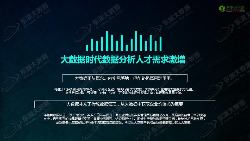 东湖大数据：2017年大数据分析师能力模型与企业需求报告-数据分析网