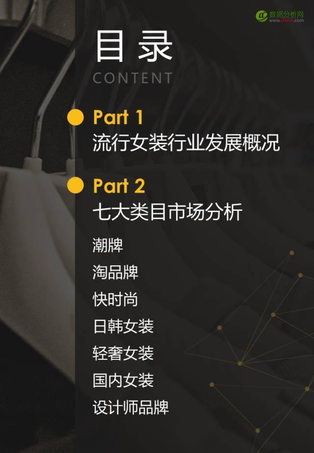100家女装品牌全盘解析，3分钟读懂2017需求新趋势-数据分析网