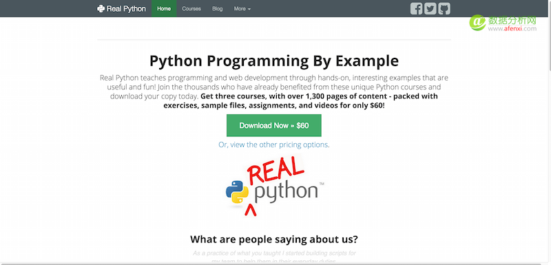19个学习Python编程的资源-数据分析网