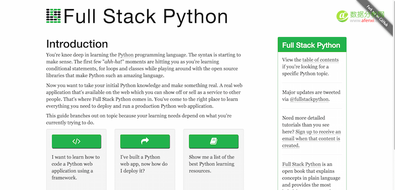 19个学习Python编程的资源-数据分析网