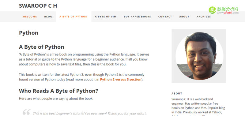 19个学习Python编程的资源-数据分析网