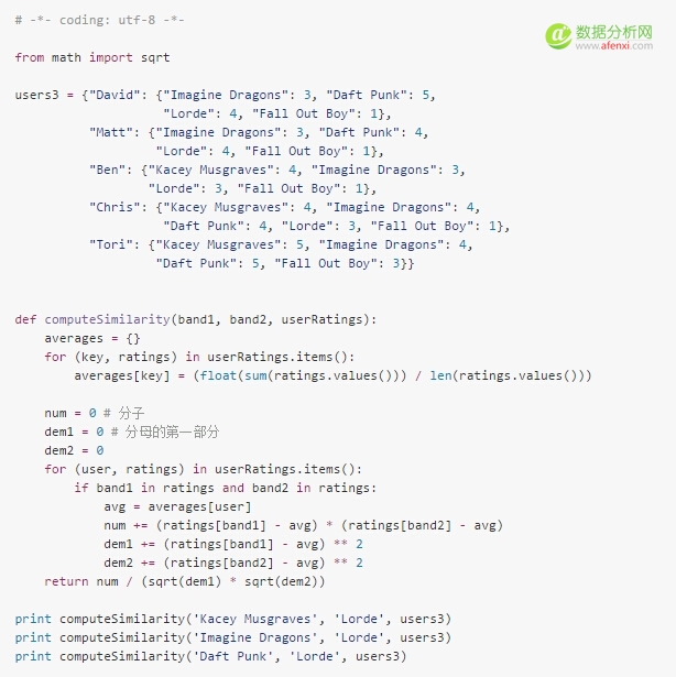 面向程序员的数据挖掘指南3：隐式评价和基于物品的过滤算法-数据分析网